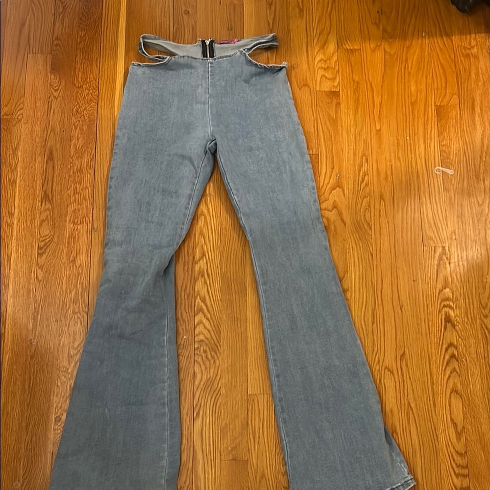 Trendy Flare Denim Jeans
